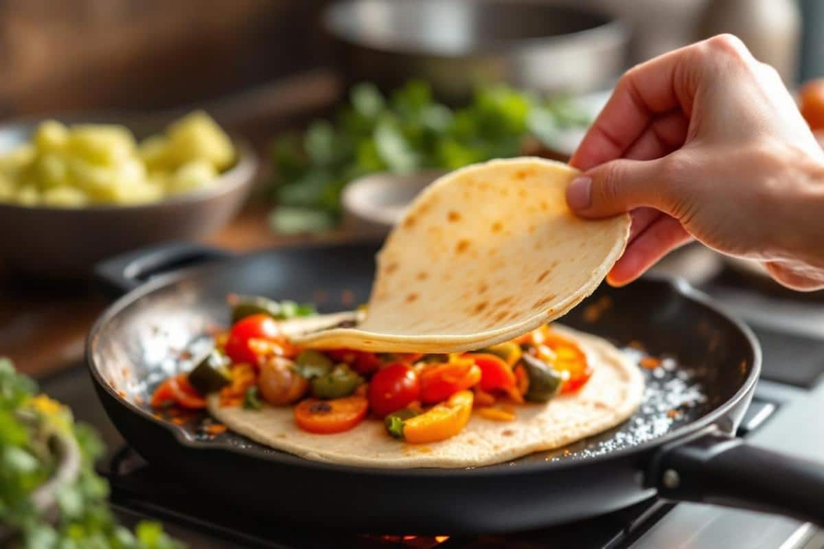 Comment faire chauffer les galettes de fajitas ?