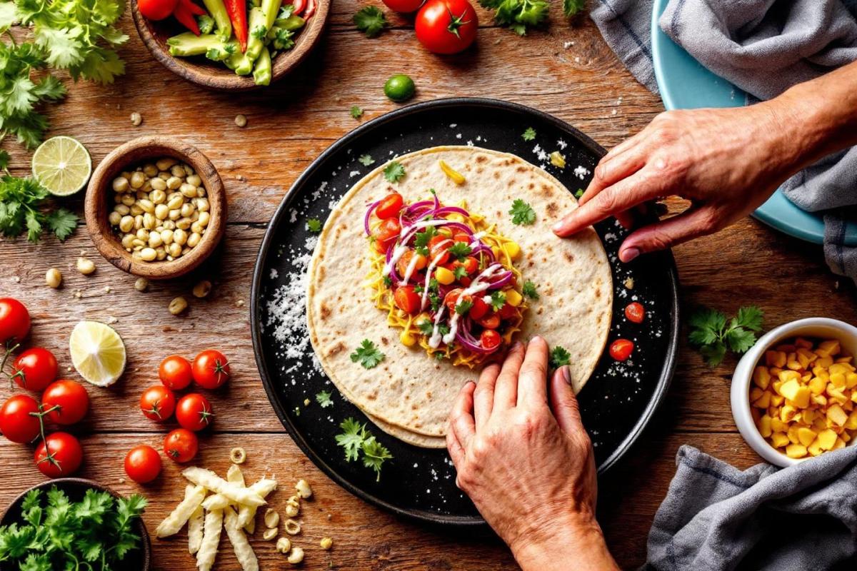 Comment plier un tacos​ ?